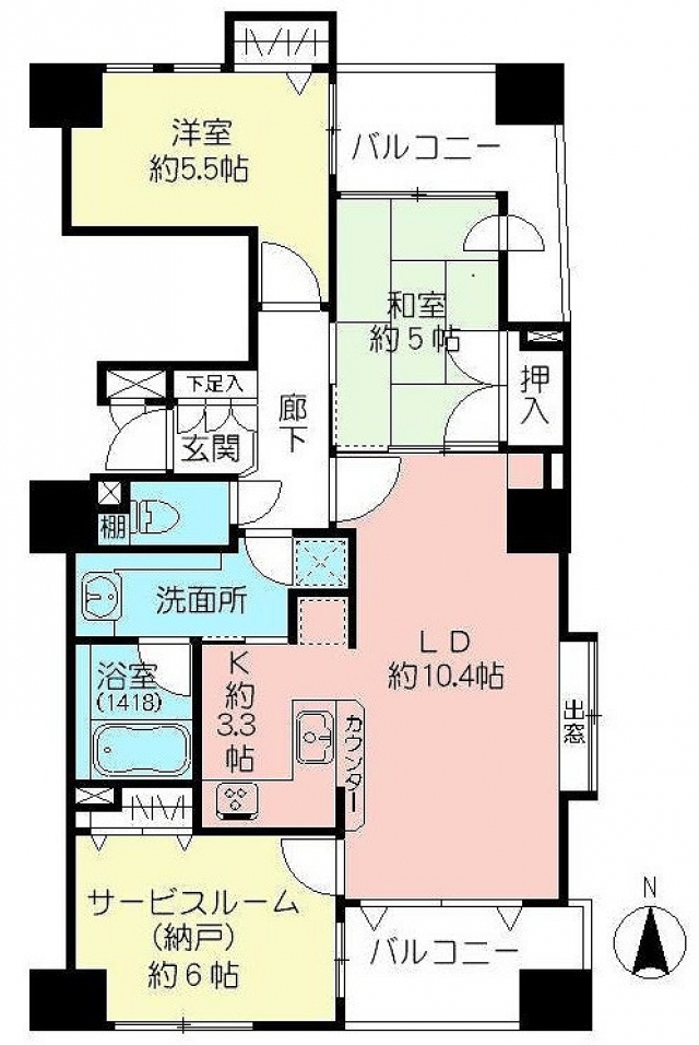 セントヒルズ町屋　3Ｆ